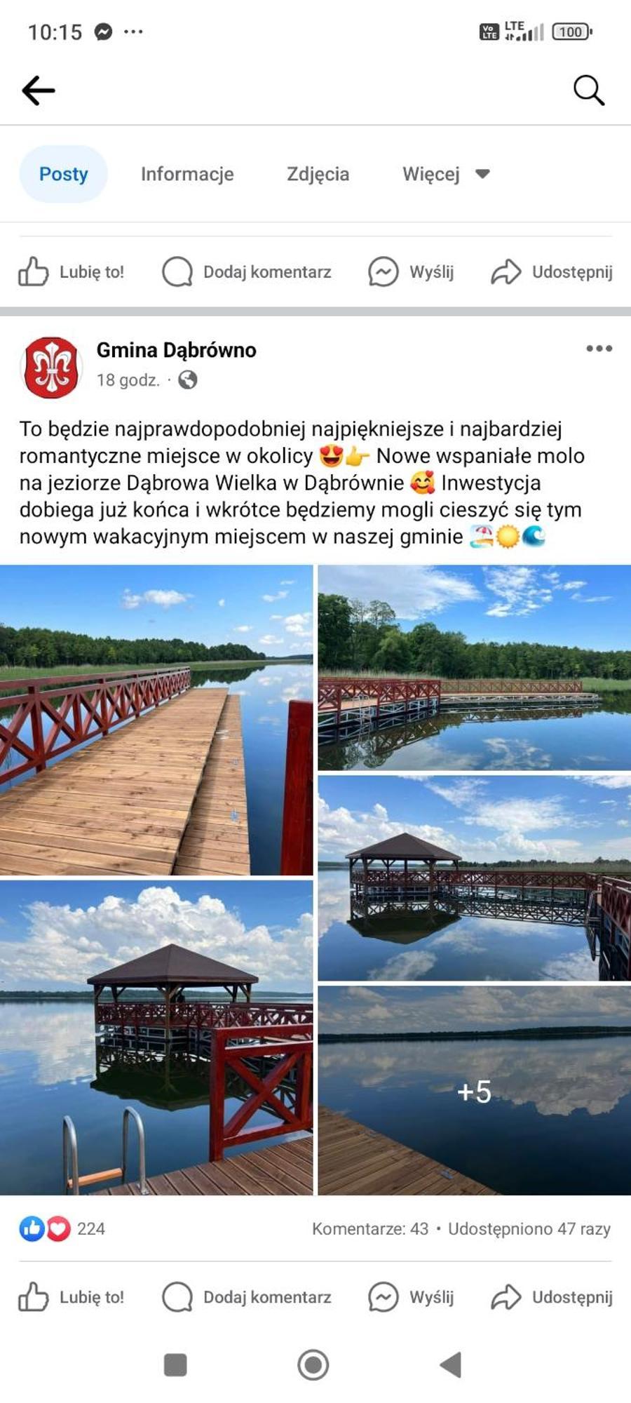 Domki Nad Jeziorem Dąbrówno Esterno foto